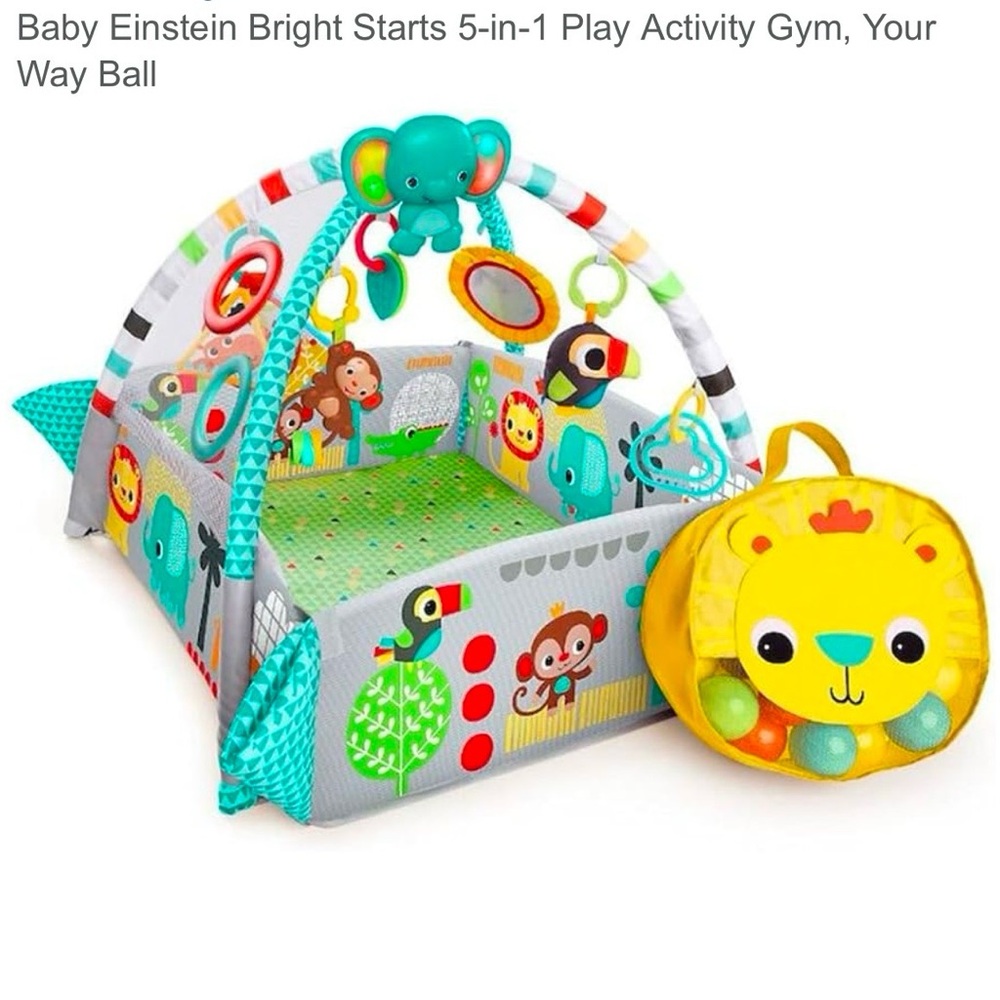 Bright Starts 5-In-1 Your Way Ball Play Activity Gym & Ball Pit